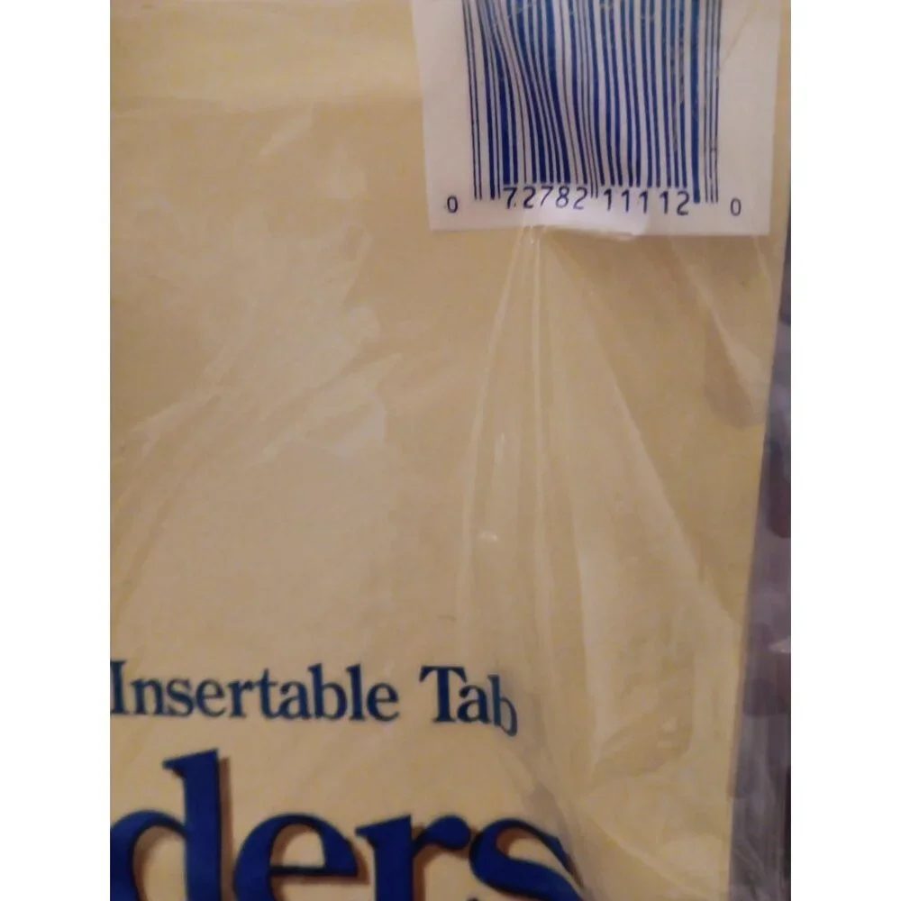 Avery 8 Clear Insertable Tab Gold Line 2 Sets School Supplies